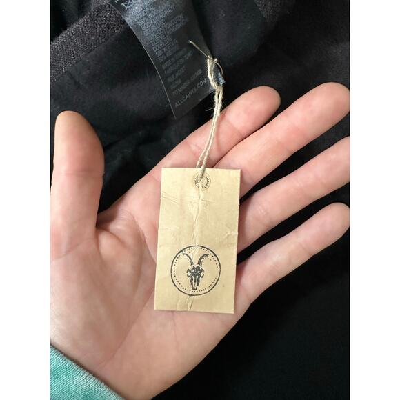 Allsaints Rile Jacket Wool Coat Button Front Preppy Size 44 NWOT - Picture 5 of 12